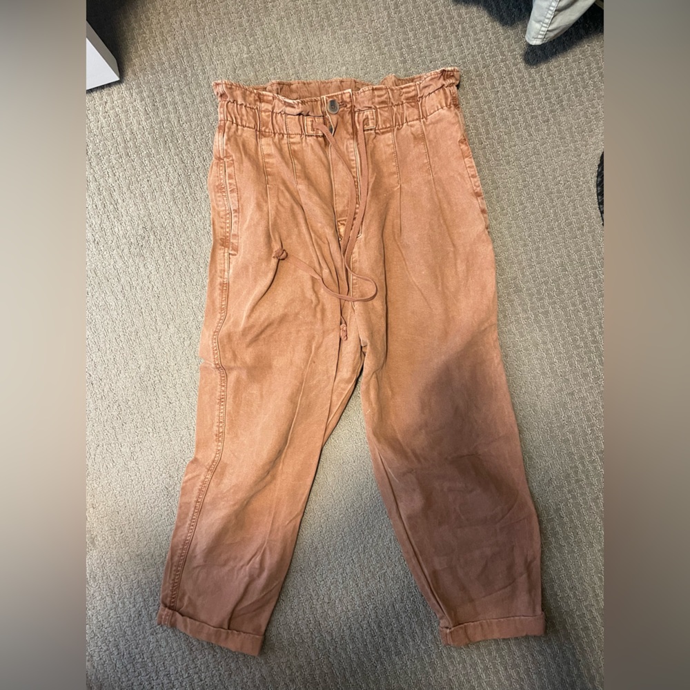 Free people high rise wide leg jeans